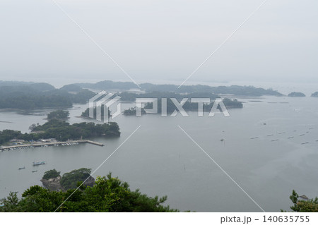 宮城県東松島市 奥松島 大高森からの眺め 宮城県東松島市 奥松島 大高森からの眺め 140635755