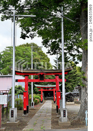 岩槻散歩:黒谷久伊豆神社 朱鳥居 参道 岩槻散歩:黒谷久伊豆神社 朱鳥居 参道 140635969
