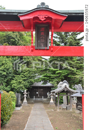 岩槻散歩:黒谷久伊豆神社 朱鳥居 扁額 拝殿 岩槻散歩:黒谷久伊豆神社 朱鳥居 扁額 拝殿 140635972