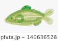 魚の絵（水彩画イラスト） 140636528