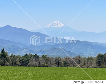 まきば公園からの富士山 まきば公園からの富士山 140636581