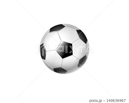 Soccer ball 3D realistic illustration Soccer ball 3D realistic illustration 140636967