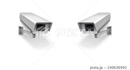 Surveillance camera 3d realistic illustration for security cc cemara Surveillance camera 3d realistic illustration for security cc cemara 140636993