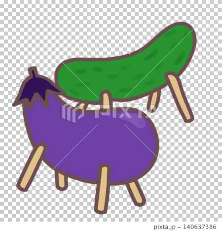 Spirit horse and spirit cow Spirit horse and spirit cow 140637386