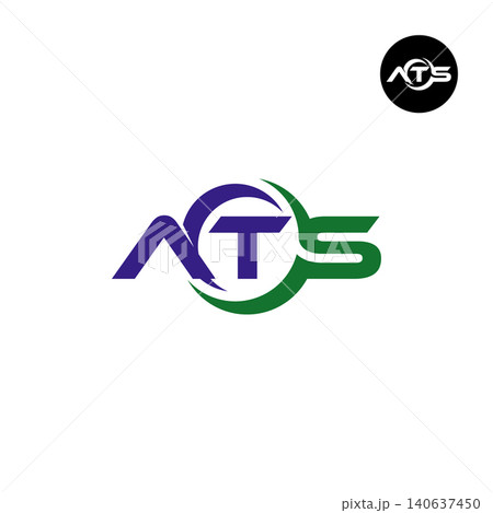 Letter ATS Logo Design Readymade Initial Letter ATS Logo Design Readymade Initial 140637450