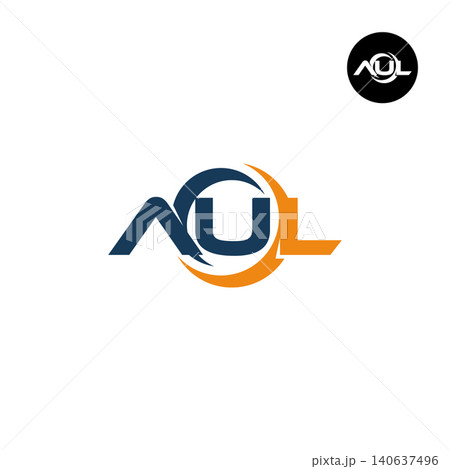 Letter AUL Logo Design Readymade Initial Letter AUL Logo Design Readymade Initial 140637496