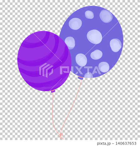 Purple and blue-purple balloons Purple and blue-purple balloons 140637653