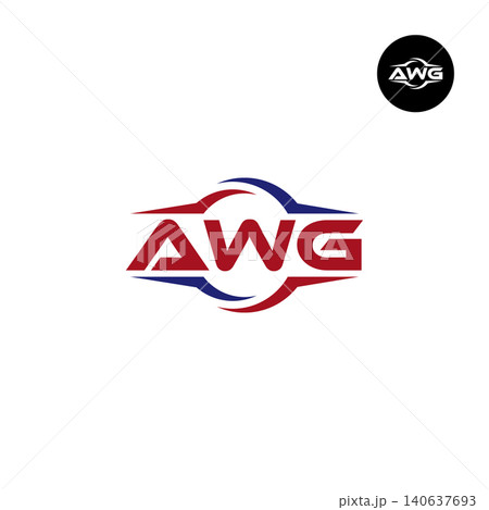 Letter AWG Logo Design Readymade Initial 140637693