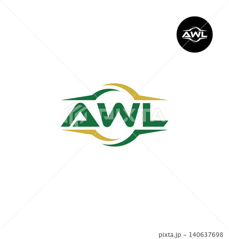 Letter AWL Logo Design Readymade Initial Letter AWL Logo Design Readymade Initial 140637698