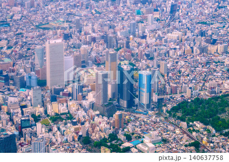 上空から見た都市風景 140637758