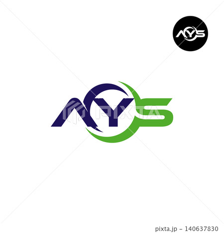 Letter AYS Logo Design Readymade Initial Letter AYS Logo Design Readymade Initial 140637830