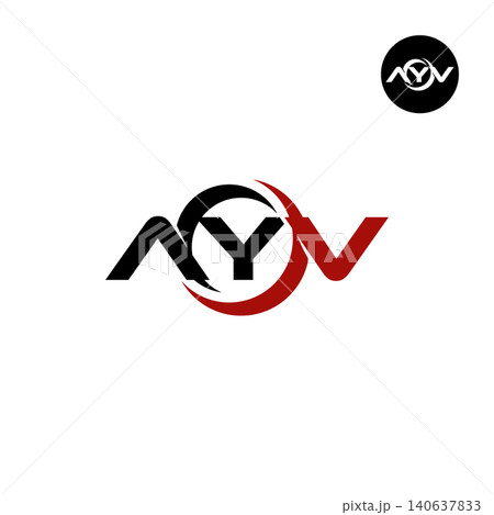 Letter AYV Logo Design Readymade Initial Letter AYV Logo Design Readymade Initial 140637833