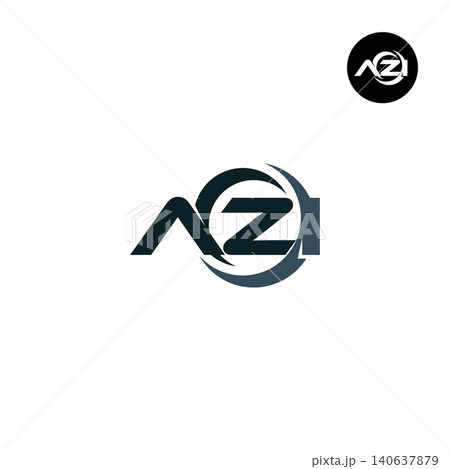 Letter AZI Logo Design Readymade Initial Letter AZI Logo Design Readymade Initial 140637879