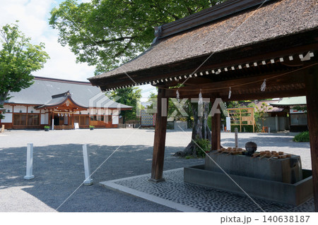 国府宮神社 儺追殿と手水舎 国府宮神社 儺追殿と手水舎 140638187
