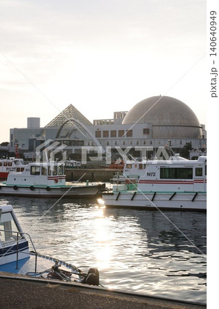 夕焼けの名古屋港 夕焼けの名古屋港 140640949