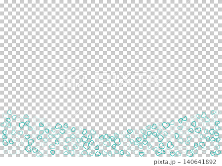Heart pattern background, 3 green colors, border heart Heart pattern background, 3 green colors, border heart 140641892