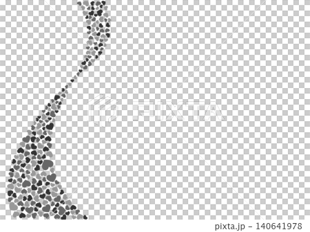 Heart pattern background Black and white 3 colors Heart Heart pattern background Black and white 3 colors Heart 140641978