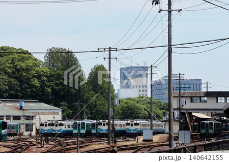 JR徳島駅の車両基地 JR徳島駅の車両基地 140642155