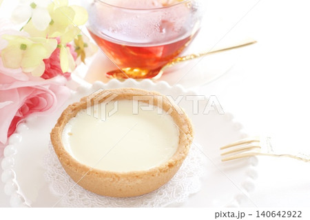 レモンタルトと紅茶 レモンタルトと紅茶 140642922