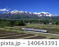妙高山のふもとを走る413系「ホリデーライナー」 140643391