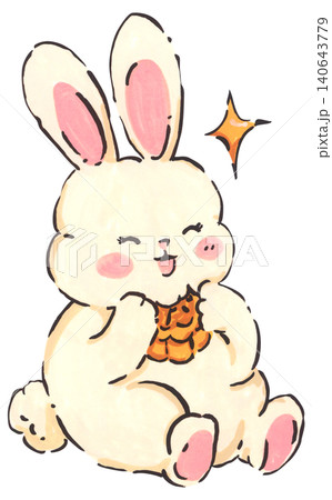 Mid Autumn rabbit illustration set, cute bunny character with mooncake and lantern, Chinese moon festival celebration, traditional oriental culture symbol, whimsical hand drawn greeting card design. Mid Autumn rabbit illustration set, cute bunny character with mooncake and lantern, Chinese moon festival celebration, traditional oriental culture symbol, whimsical hand drawn greeting card design. 140643779