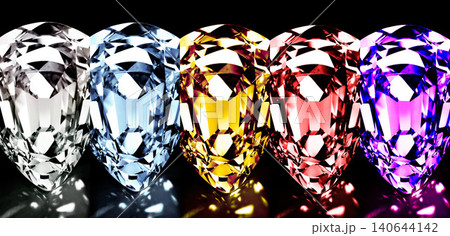 Sapphire, gemstone and jewel in studio with isolated black background for natural resource, sparkle or shine for luxury. Rocks, crystal and diamond in closeup for stone, mineral or glow for wealth Sapphire, gemstone and jewel in studio with isolated black background for natural resource, sparkle or shine for luxury. Rocks, crystal and diamond in closeup for stone, mineral or glow for wealth 140644142