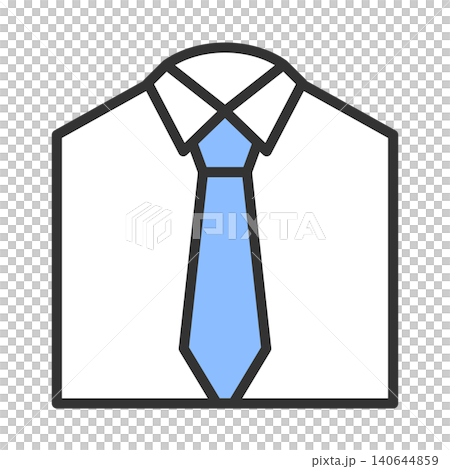 Shirt and tie icon Shirt and tie icon 140644859