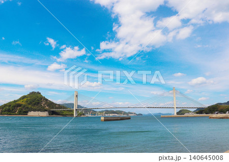 佐島から見た生名橋 佐島から見た生名橋 140645008