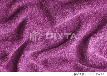Pink soft microfiber fabric texture background with folds and drapery. Background, wallpaper Pink soft microfiber fabric texture background with folds and drapery. Background, wallpaper 140645214