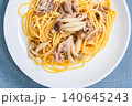 豚こま肉ときのこの和風パスタ 140645243
