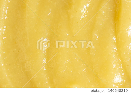 Detailed texture of natural apple sauce for food background. 140648219