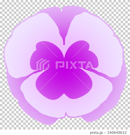 Illustration material: Hand-drawn flower with gradient purple Illustration material: Hand-drawn flower with gradient purple 140648632