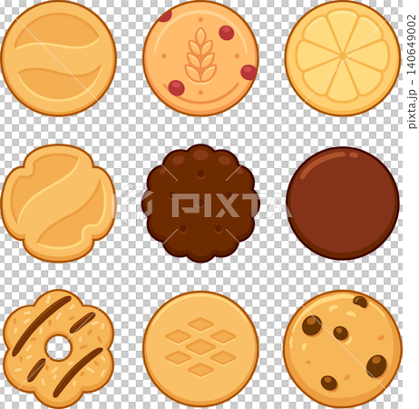 Different cookies illustration set Different cookies illustration set 140649002