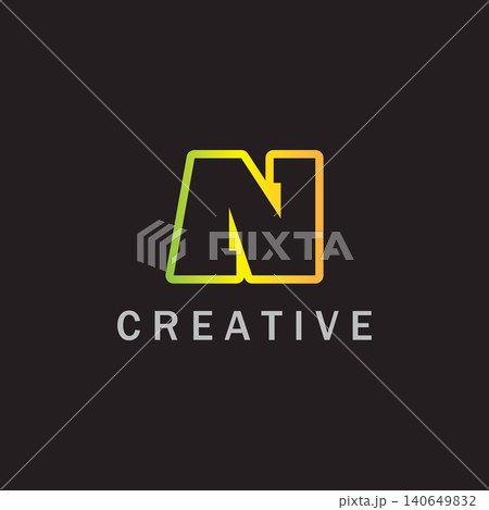 Letter N Abstract Design Letter N Abstract Design 140649832