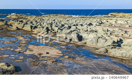 深浦町千畳敷海岸の岩床 深浦町千畳敷海岸の岩床 140649967