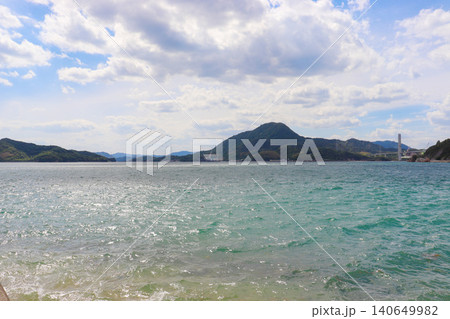 佐島から見た岩城島 佐島から見た岩城島 140649982