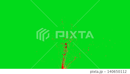 High speed red liquid splash explosion isolated on green screen background. Dynamic fluid burst with droplets for chroma key compositing, VFX, motion graphics and video editing. High speed red liquid splash explosion isolated on green screen background. Dynamic fluid burst with droplets for chroma key compositing, VFX, motion graphics and video editing. 140650112