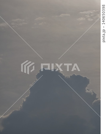 Towering Cumulus Storm Cloud Formation in Grey Sky Towering Cumulus Storm Cloud Formation in Grey Sky 140650398