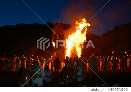 那須御神火祭の風景　栃木 140651996