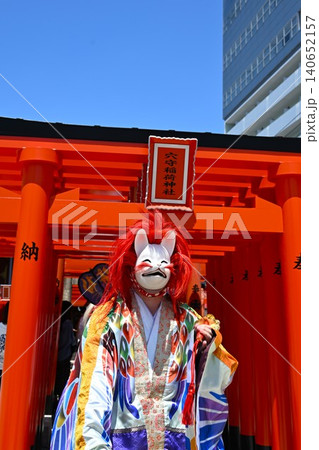 航空稲荷例祭の狐舞 東京 航空稲荷例祭の狐舞 東京 140652157