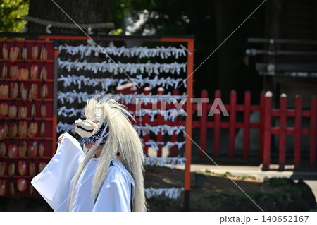 航空稲荷例祭の狐舞　東京 140652167
