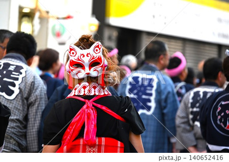 吉原神社例大祭の風景 東京 吉原神社例大祭の風景 東京 140652416