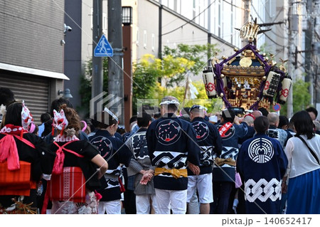 吉原神社例大祭の風景 東京 吉原神社例大祭の風景 東京 140652417
