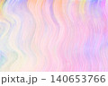 ウェーブ状のパステルカラーなテクスチャー背景 140653766