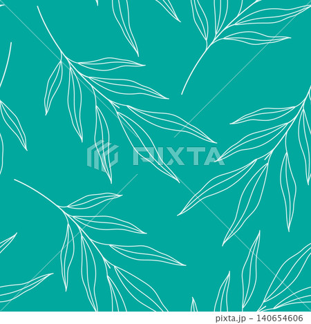 White stroke olive branches Seamless Pattern Light on color background Minimal Flat wrapping design. Isolated Vector illustration Mediterranean Themed Background Print Textile or wallpaper flat design White stroke olive branches Seamless Pattern Light on color background Minimal Flat wrapping design. Isolated Vector illustration Mediterranean Themed Background Print Textile or wallpaper flat design 140654606