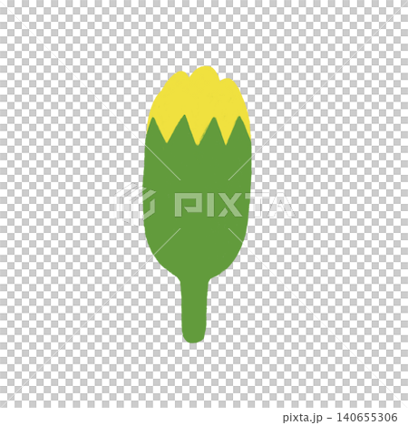 A simple illustration of a marigold bud. A simple illustration of a marigold bud. 140655306