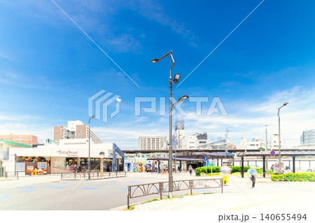 東京・JR常磐線 金町駅 南口 140655494