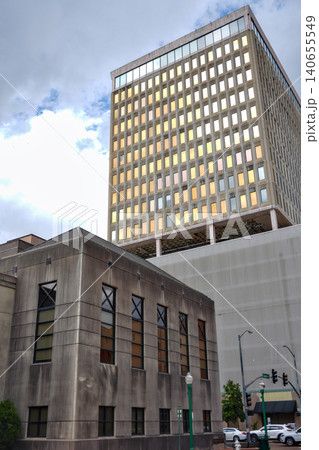 Downtown office buildings in Jackson Mississippi 140655549