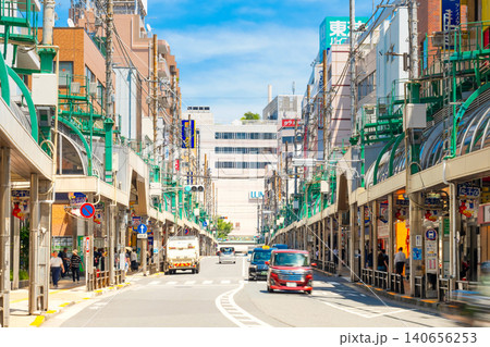 東京・北千住駅前 商店街 東京・北千住駅前 商店街 140656253