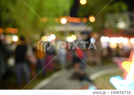 defocused light in the garden, celebration party event 140656738
